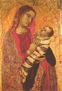 Ambrogio Lorenzetti Madonna oil on canvas